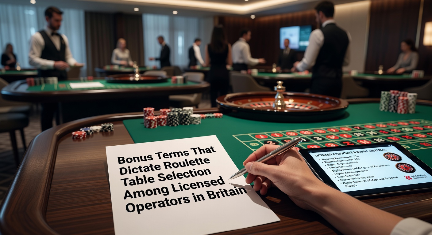 Roulette wheel and bonus contract documents displayed side by side on a casino table