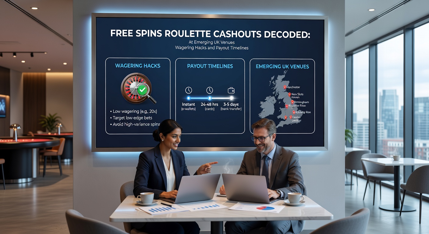 Close-up of a mobile roulette app displaying wagering progress bar, free spins counter, and instant cashout button amid glowing multipliers