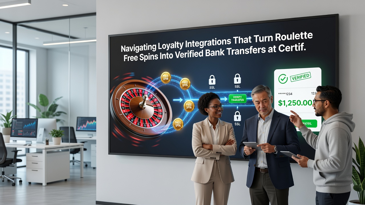 Flowchart illustrating loyalty point conversion steps leading to bank transfer verification at certified roulette sites