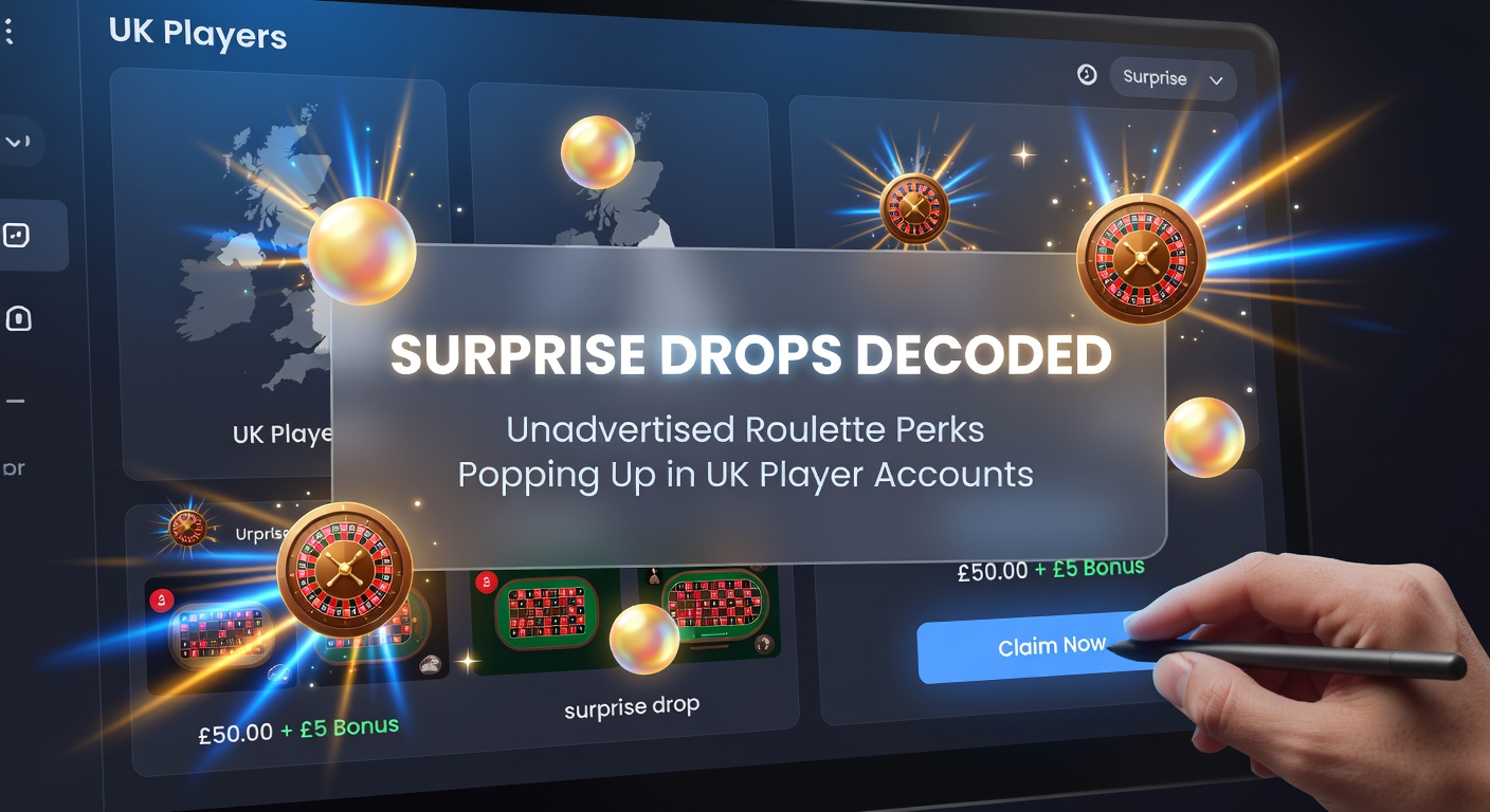Close-up of a mobile roulette app notification alerting a player to a mystery bonus drop, with roulette wheel spinning in the background and bonus funds highlighted