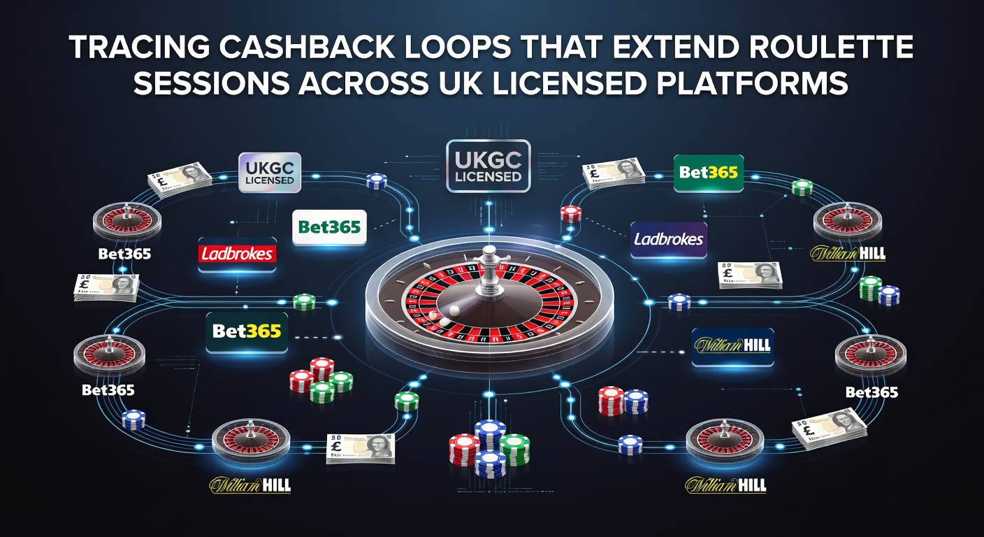 Diagram showing cashback flow between roulette tables and player accounts on licensed platforms