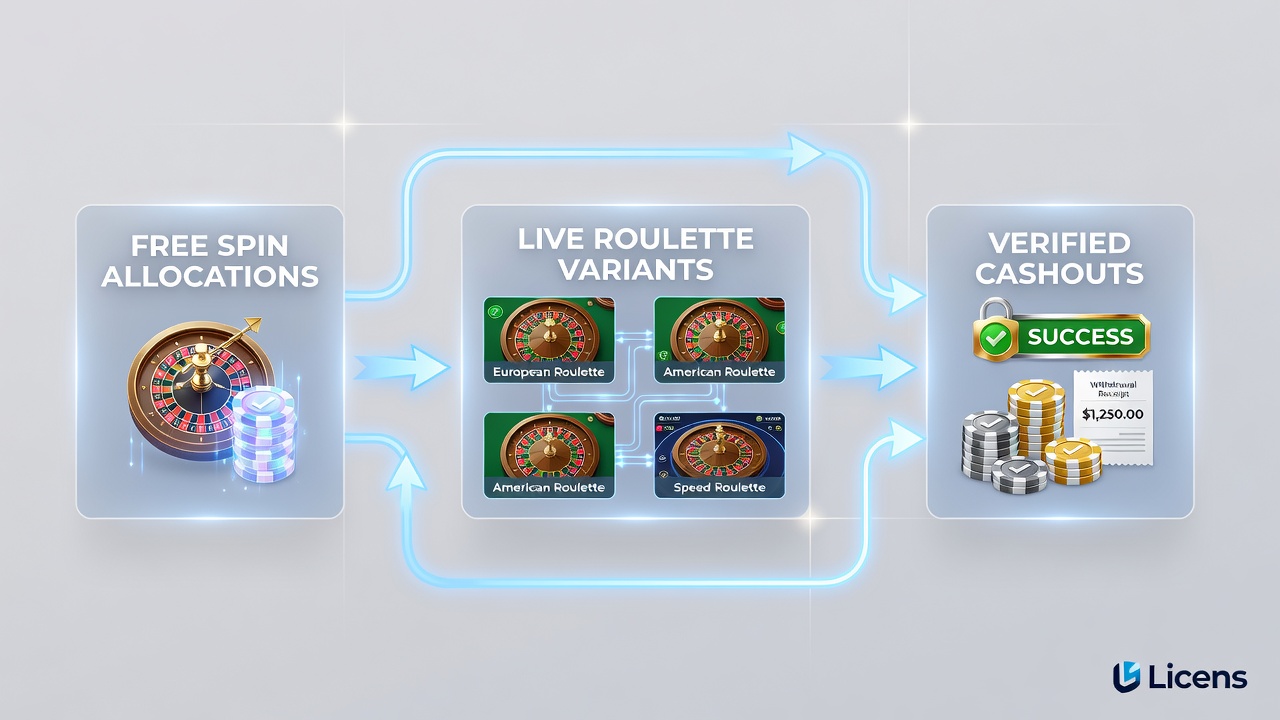 Live roulette table in a licensed UK casino showing dealer and player interface during bonus play