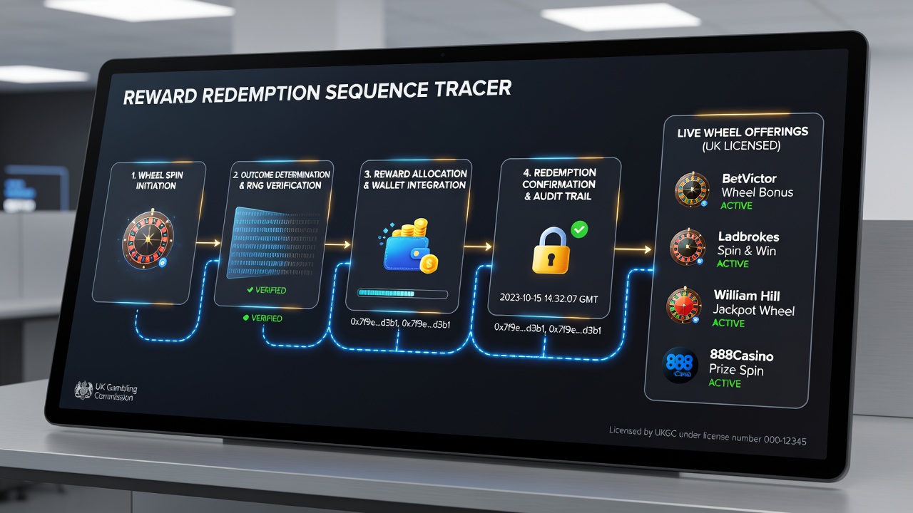 Digital tracking interface displaying reward redemption progress on a UK licensed roulette platform