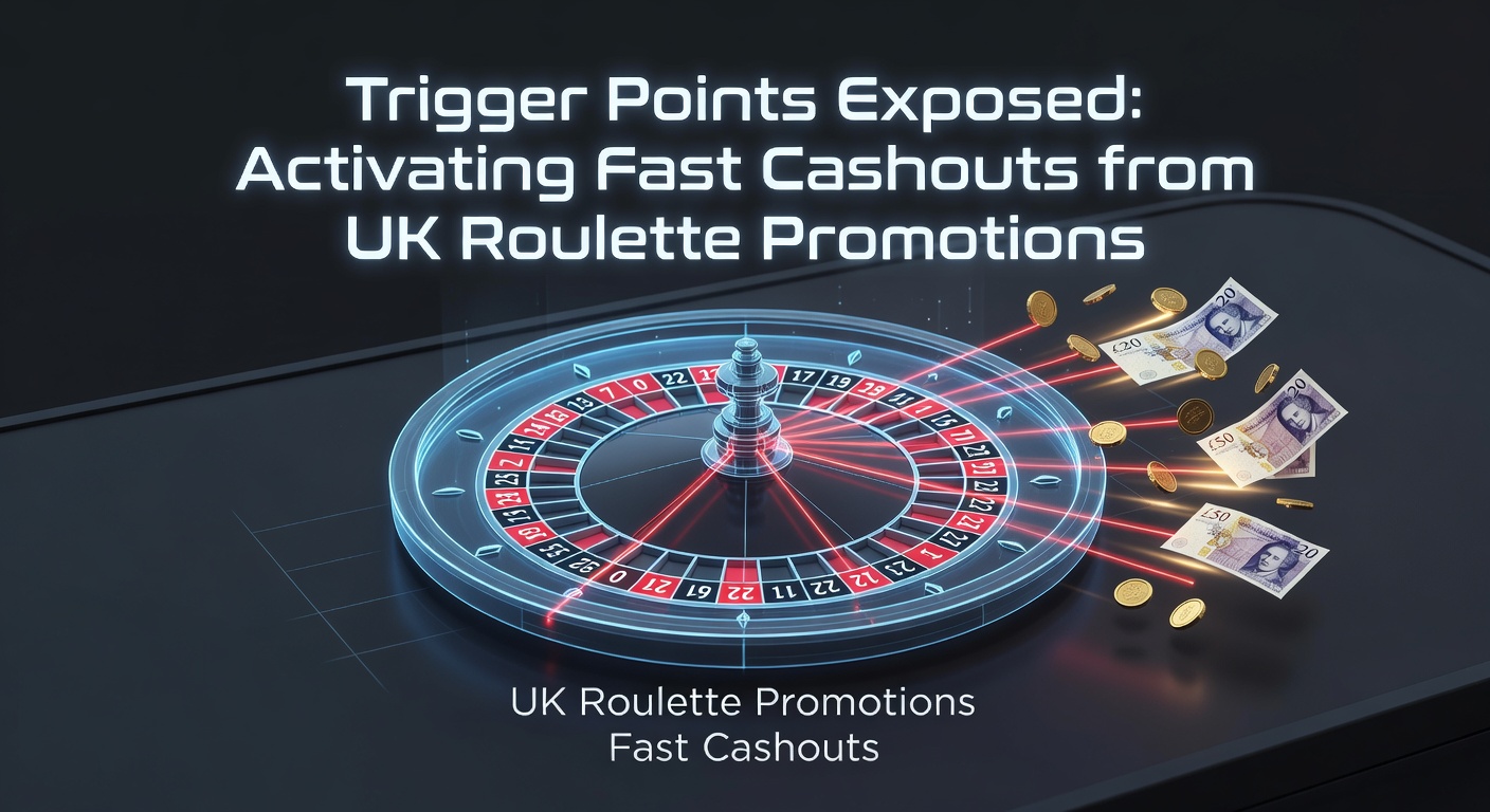 Digital dashboard displaying roulette promotion triggers with glowing activation points and cashout icons