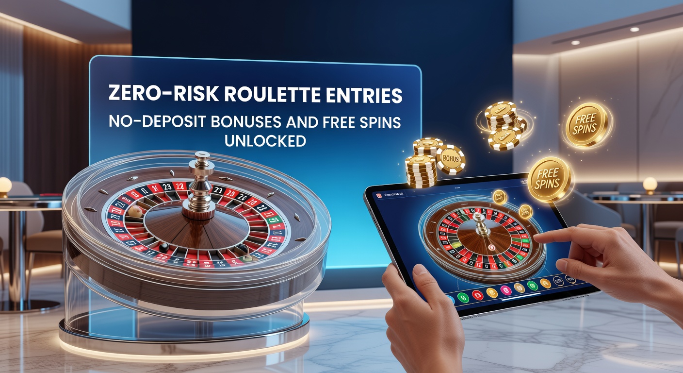 Close-up of mobile screen displaying no-deposit roulette bonus activation, with free spins converting to wheel bets
